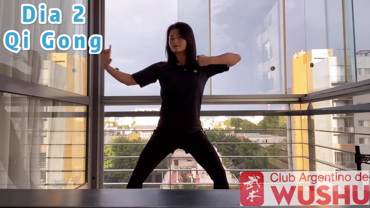 Wushu Kung Fu en Casa Día 2 QiGong Chi Kung ENG SUB