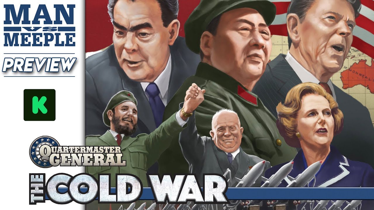 Quartermaster General: The Cold War Preview by Man Vs Meeple (Plastic Soldier Company)