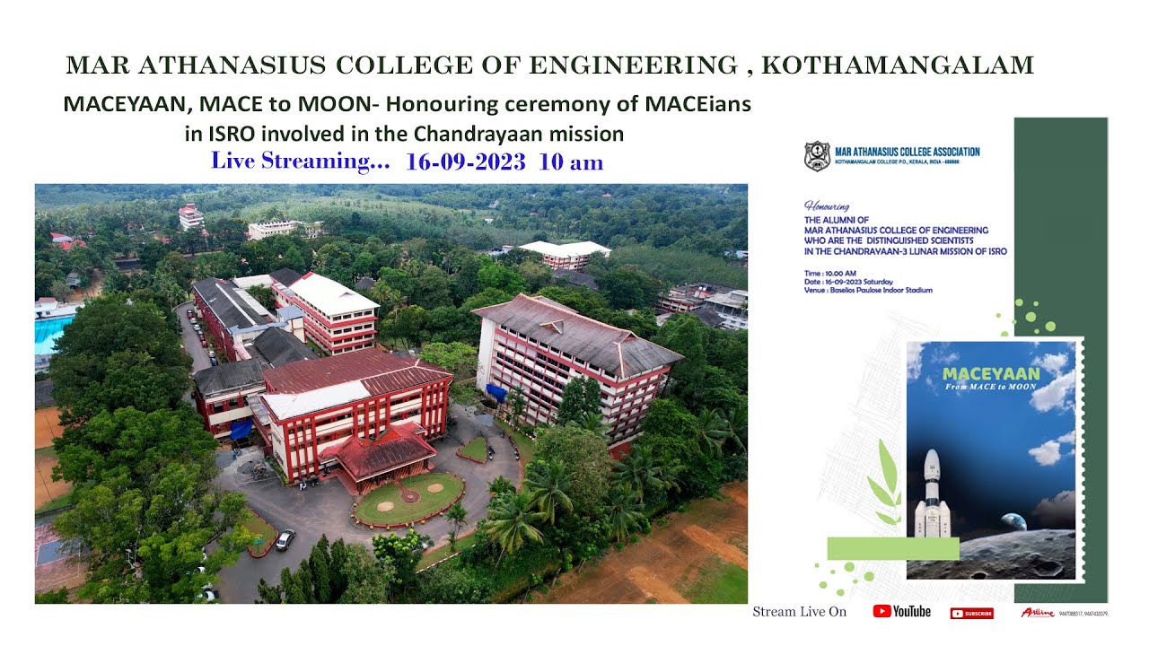 MACEYAAN, MACE to MOON- Honouring ceremony of MACEians in ISRO involved in the Chandrayaan mission
