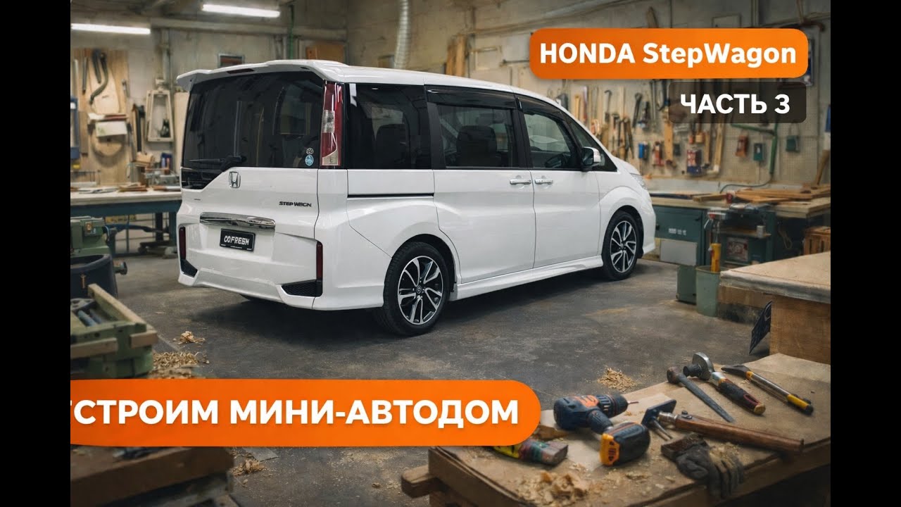 Строю мини автодом из HONDA Stepwgn (часть 3)