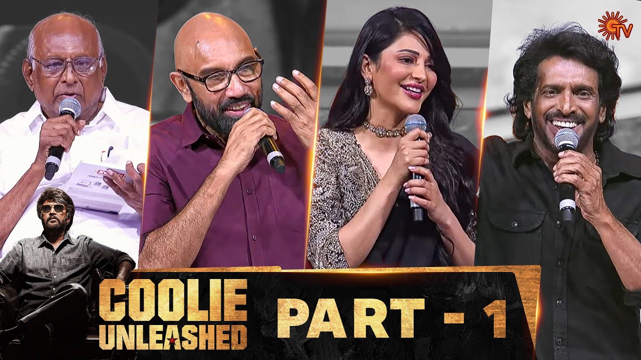 Coolie Unleashed - Full Show Part - 1 | Superstar Rajinikanth | Lokesh Kanagaraj | Anirudh | Sun TV