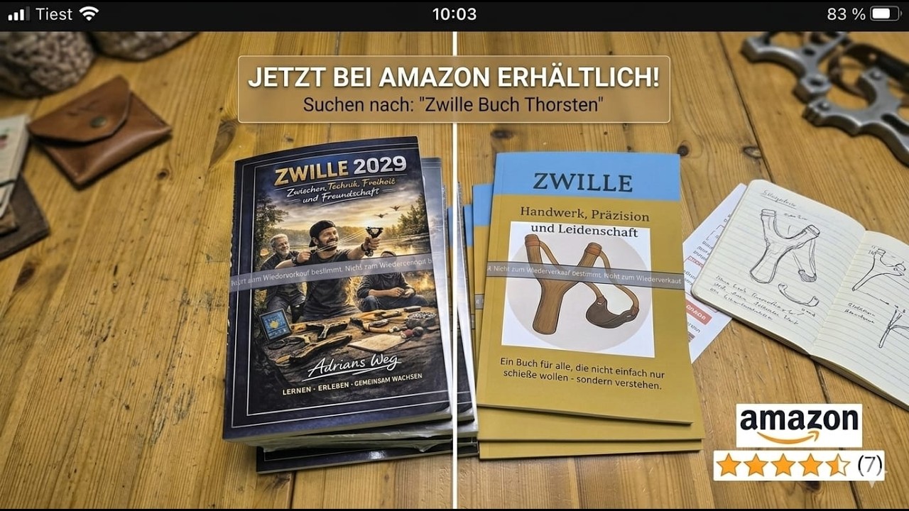Zwillen Buch ...Was sag ich, Zwillen Bücher , die einem bei dem Hobby helfen können, oder belustigen