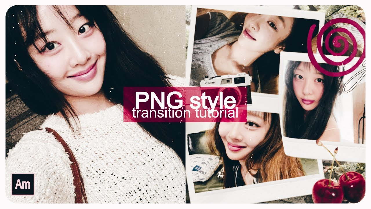 Scrapbook/png style transition tutorial on Alight Motion