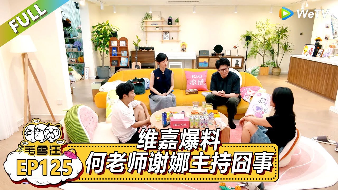 EP125期超长尊享版：维嘉爆料何老师谢娜主持囧事|《毛雪汪》#综艺 #毛雪汪 #李雪琴 #毛不易
