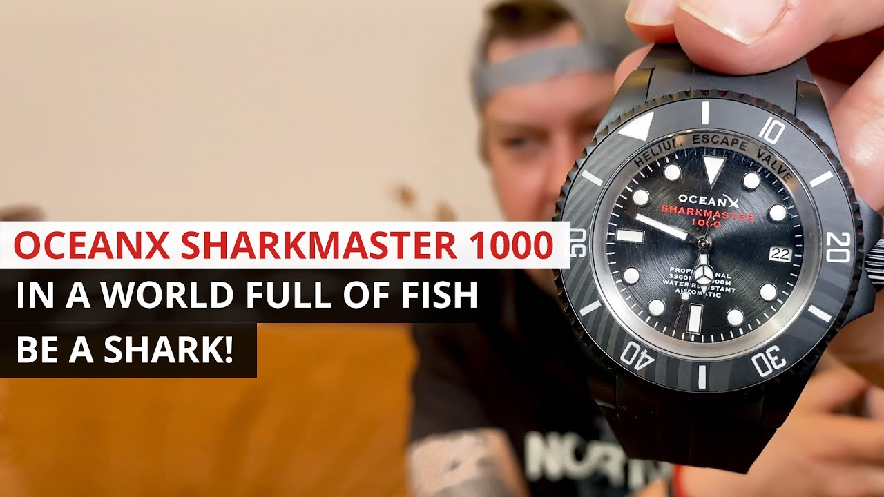 OceanX Sharkmaster 1000 is the apex predator of diver watches, built for extreme conditions!