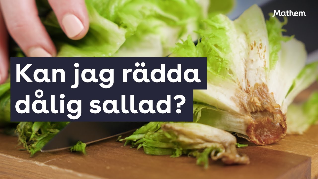 S&aring; g&ouml;r du salladen krispig igen | Mathem