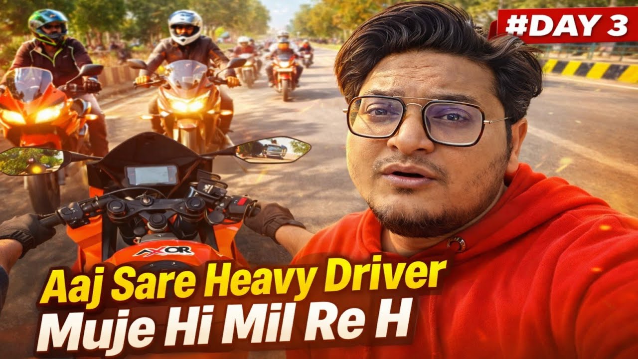 Aaj Sare Heavy driver Muje hi Millenge🤣 | 90 Days Challenge Day3
