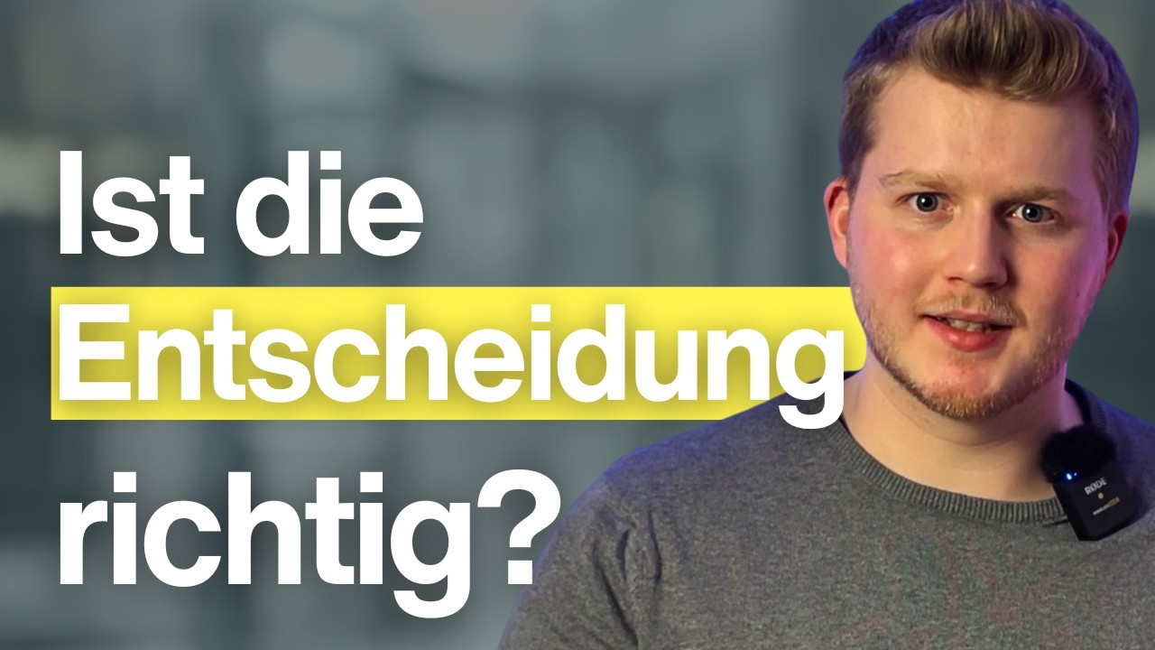 Wie du immer gute Entscheidungen triffst mit diesen 7 Prinzipien (Sience Based)