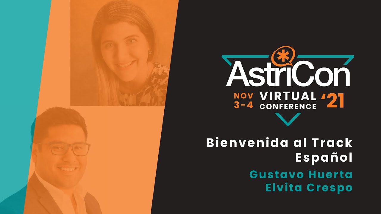 Bienvenida al Track Español – Gustavo Huerta y Elvita Crespo