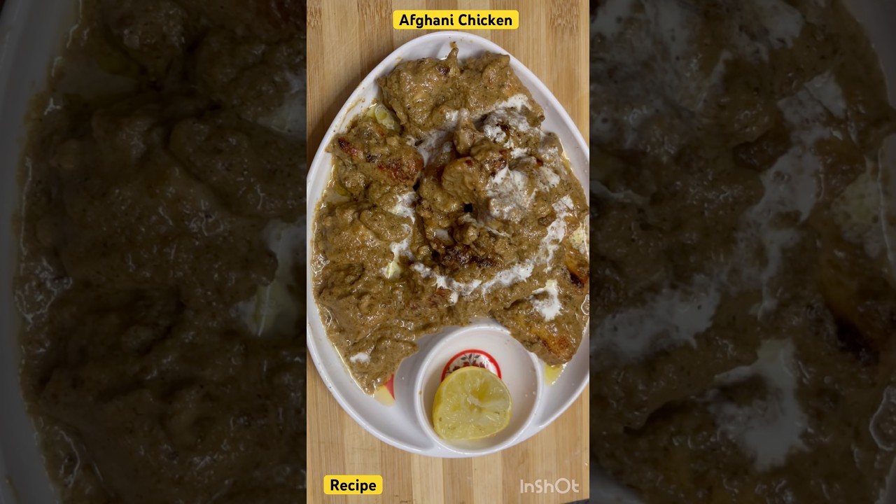 Authentic Afghani Chicken Recipe | Restaurant Style Afghani Chicken Gravy 