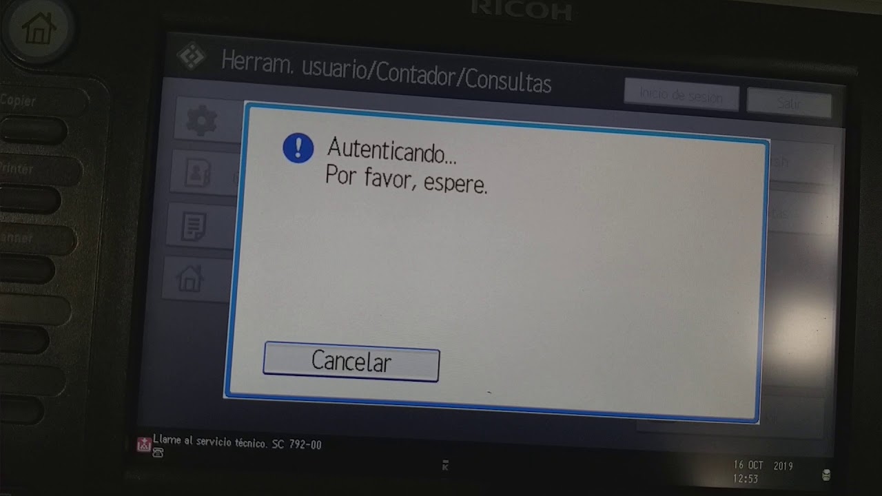 Quitar privilegios de Administrador de Ricoh serie 1,2,3 y 4