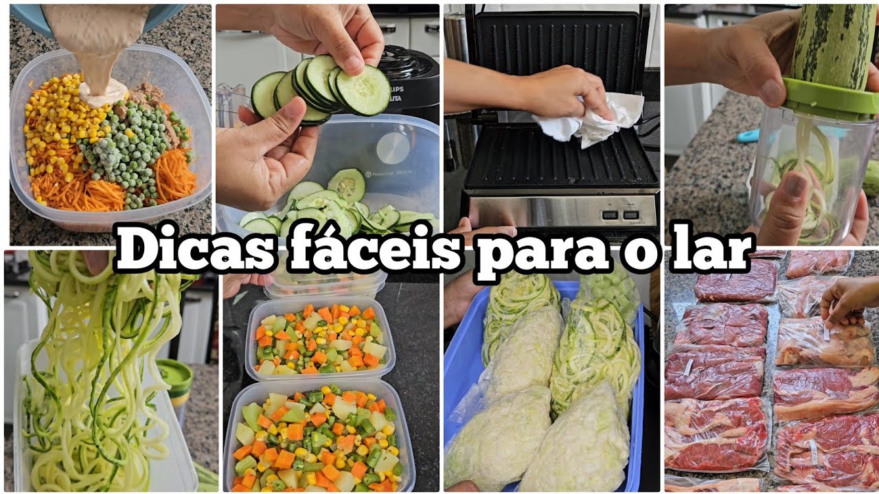 10 Minutos de DICAS fáceis para o lar, ORGANIZAÇÕES de ALIMENTOS, utensílios para COZINHA, receitas