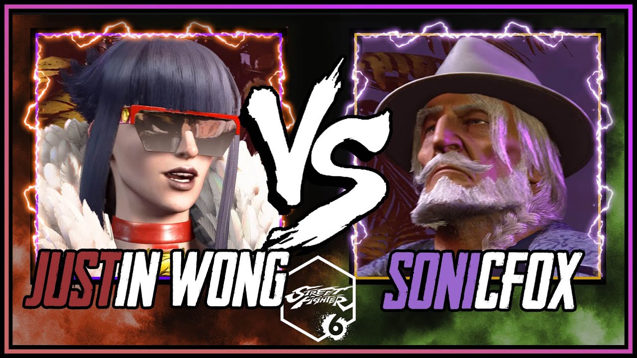 SF6  ➣ JUSTIN WONG ( MANON ) VS SONICFOX ( JP ) 4K ACTION