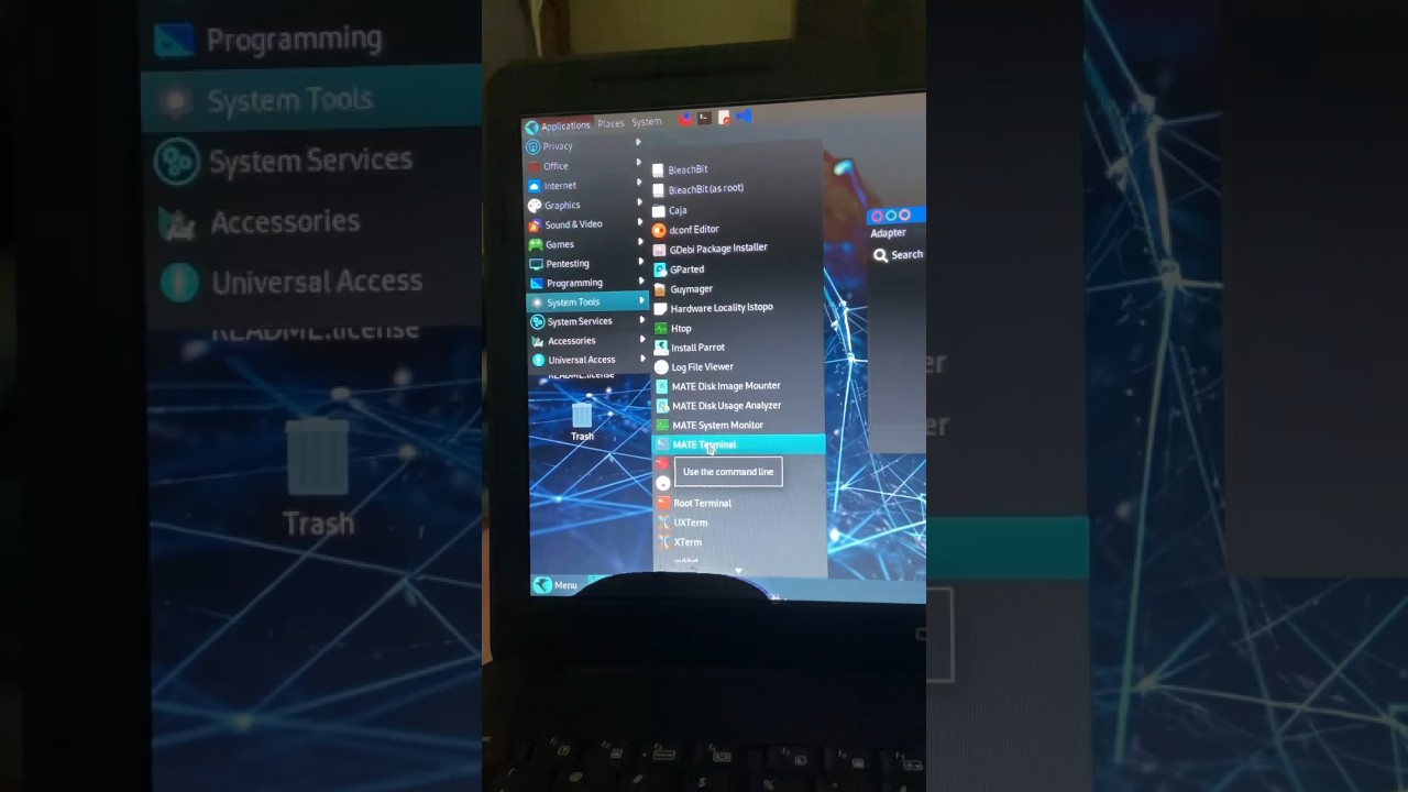 Installing parrot OS hacking software #hacker #parrotos #kalilinux