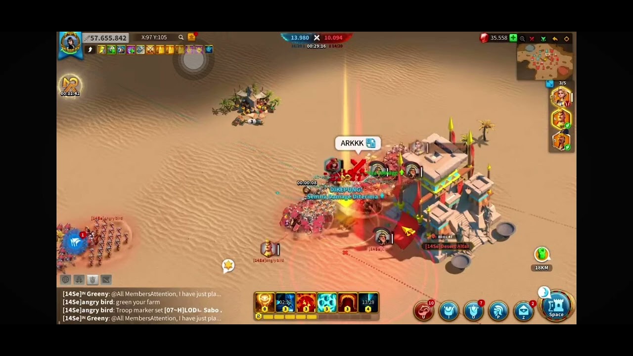 COMEBACK MOMENT 😎  #riseofkingdoms #f2p #rok #arkofosiris