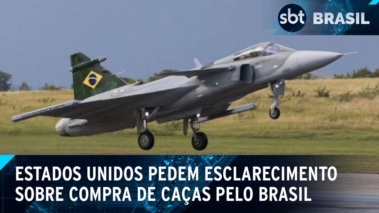 Saab é intimada pelos Estados Unidos sobre venda de caças ao Brasil | SBT Brasil (10/10/24)