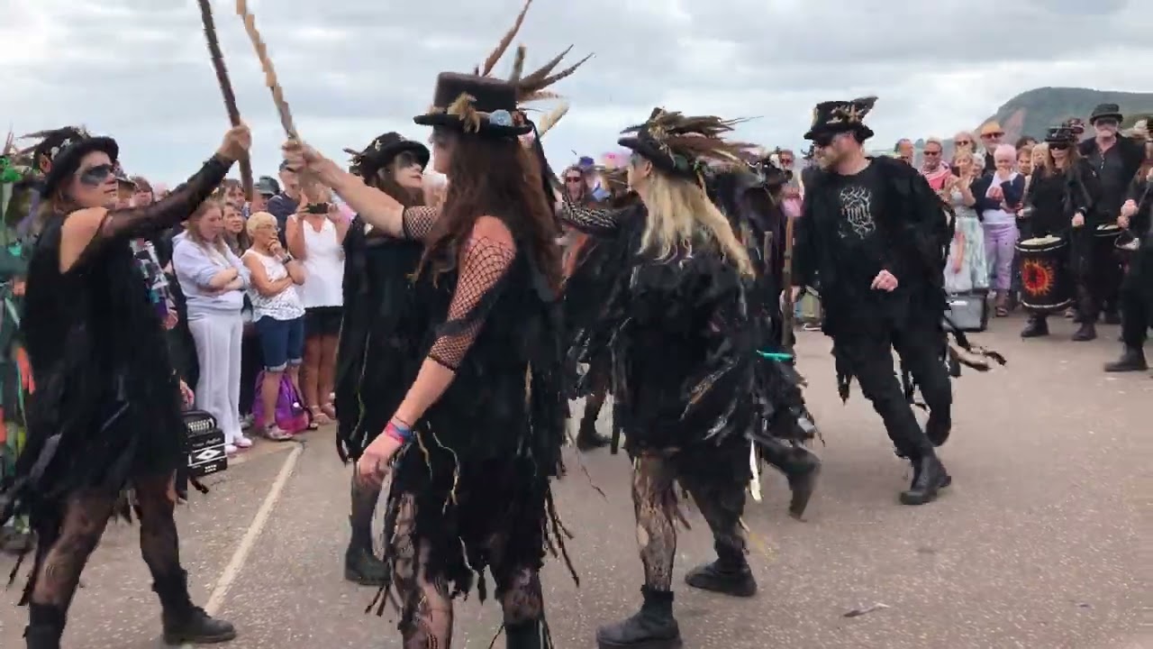 Sidmouth Folk Festival, Beltane Morris on Esplanade, 4-8-24