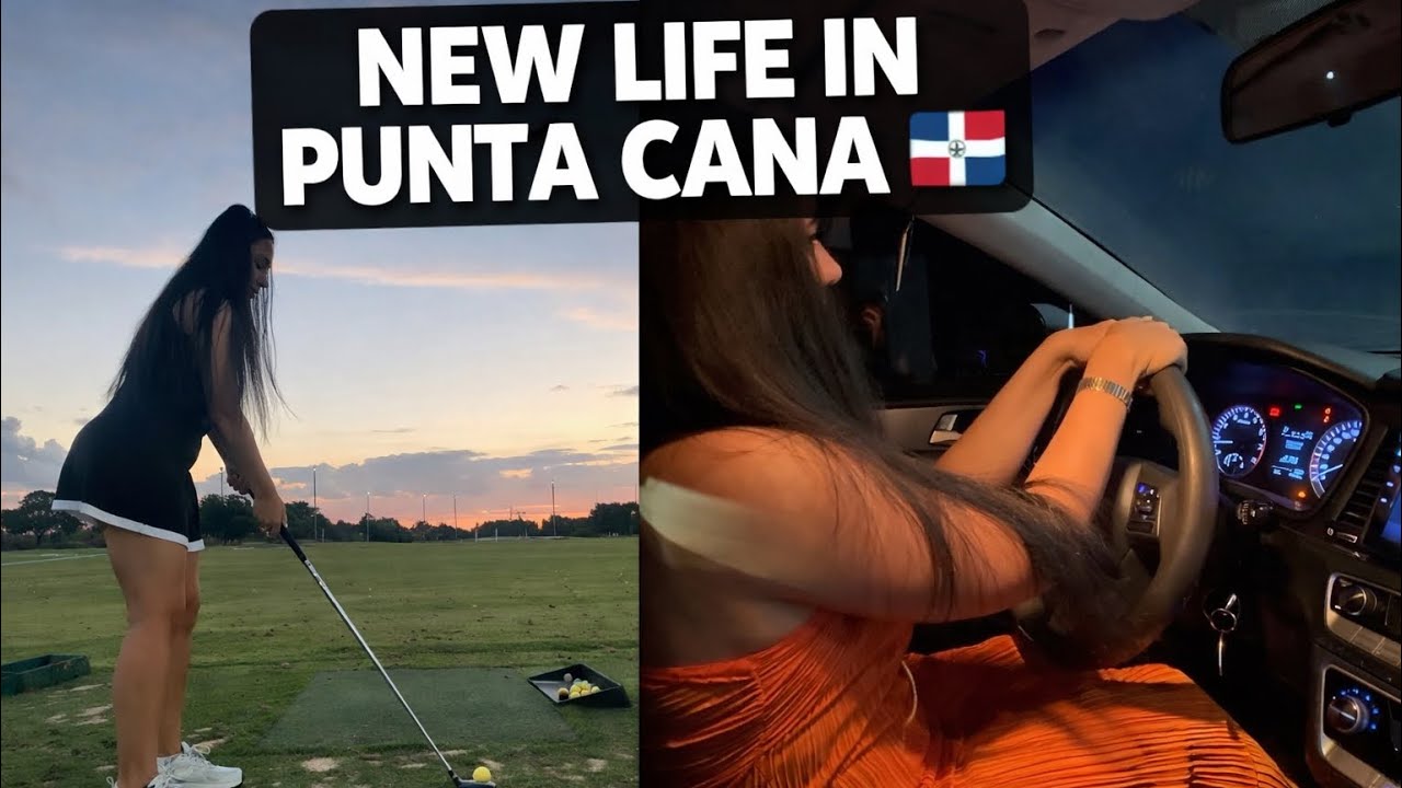 Learning to Drive in the Dominican Republic 🇩🇴 | Golf Day in Punta Cana