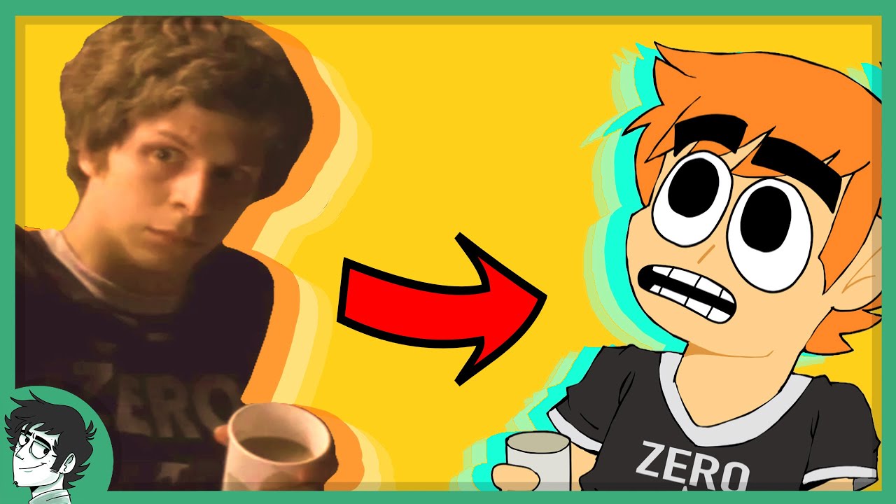 Scott Pilgrim Vegan Police but it's Animated