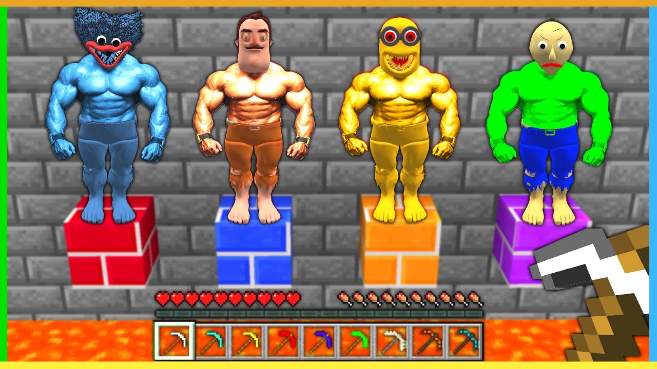 YANLIŞ KASLI YARATIĞI LAVA ATARSAN &Ouml;L&Uuml;RS&Uuml;N! 😱 - Minecraft