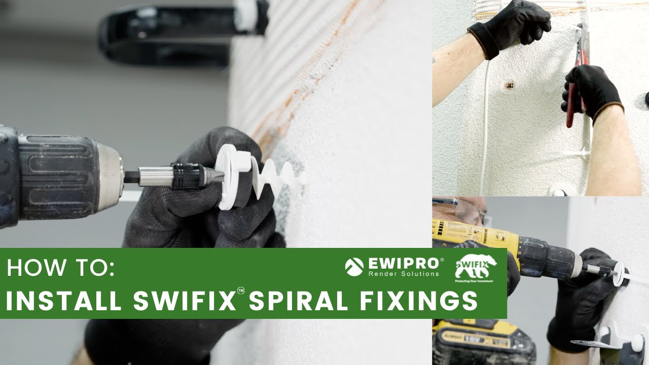 How to install SWIFIX Spiral Fixings