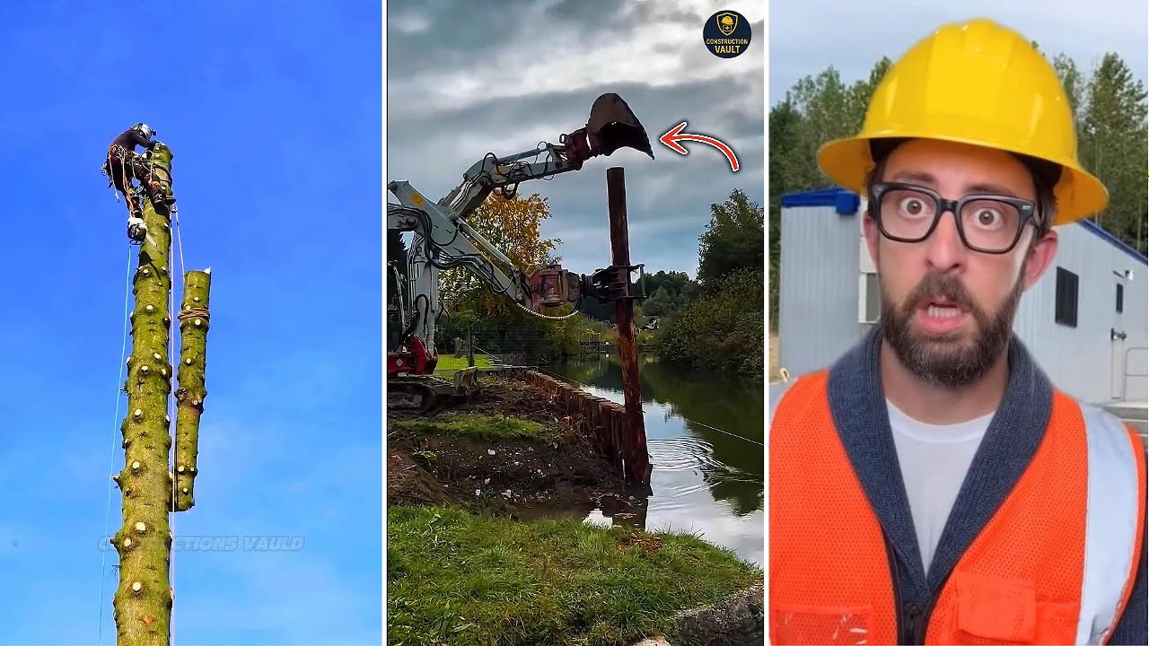 Construction Hacks & Worker Skills Compilation - EP18 🔨 👷😲
