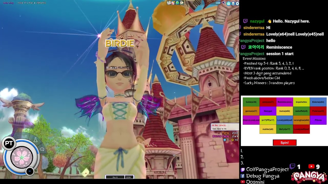 Pangya Debug - Tee Time with GM (Short Tour) (18 Feb 2026)