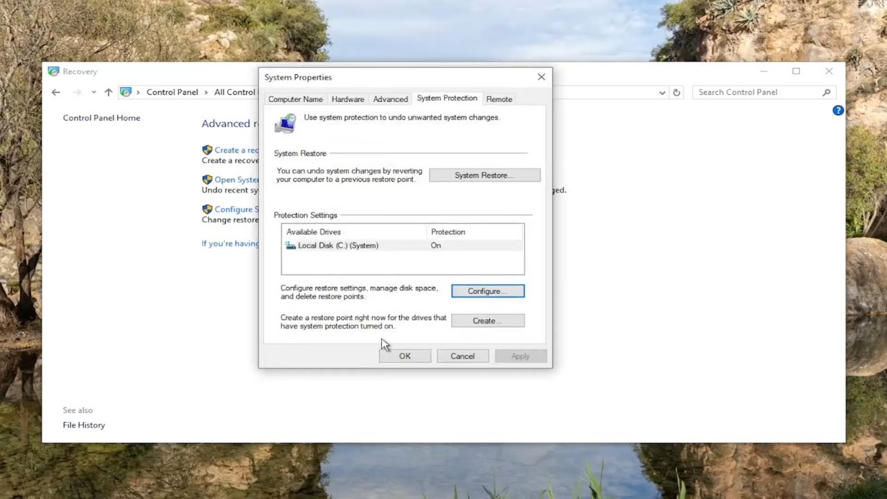 Как включить восстановление системы в Windows 10 [Руководство]