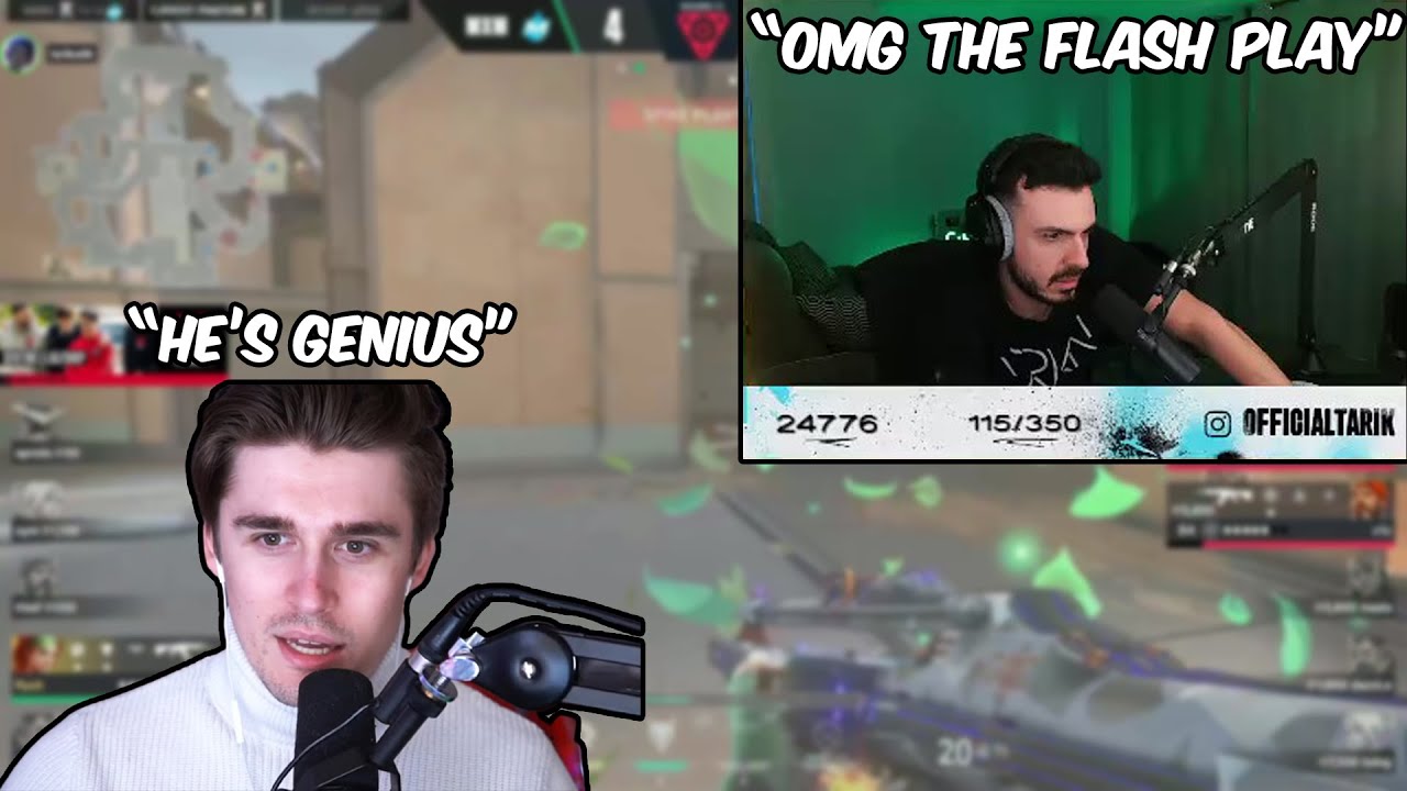 Tarik & Ludwig REACT To MXM flyuh Genius Play To Clutch The Round