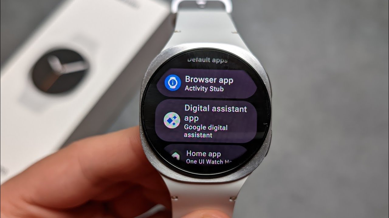 Change Default Apps on Samsung Galaxy Watch 8 - Browser, Wallet , SMS, Calls , Assistant