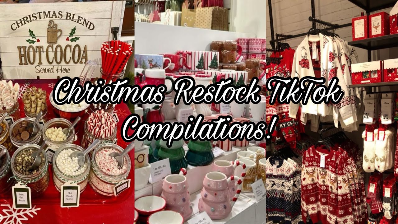 Christmas Restock TikTok Compilation 🦌🎁🕯️