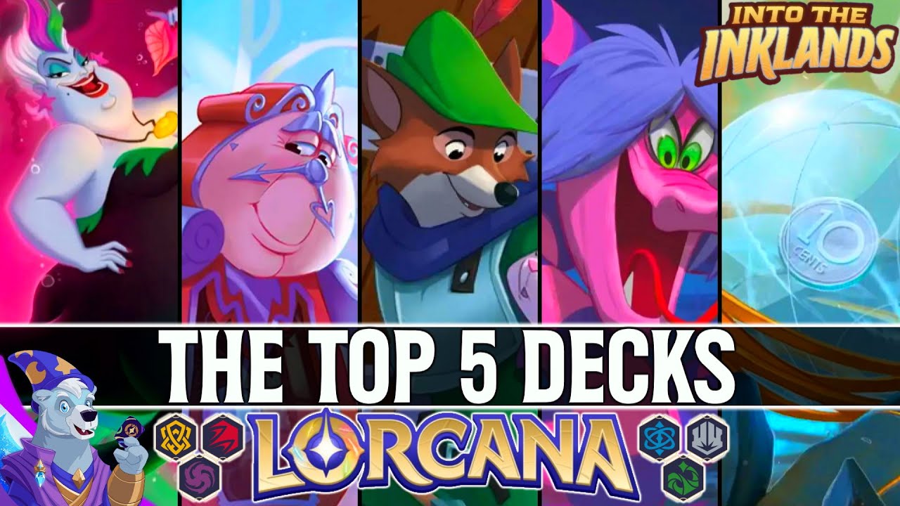 The BEST META Decks for Set Championships and Challenger Events! Disney Lorcana Into The Inklands!