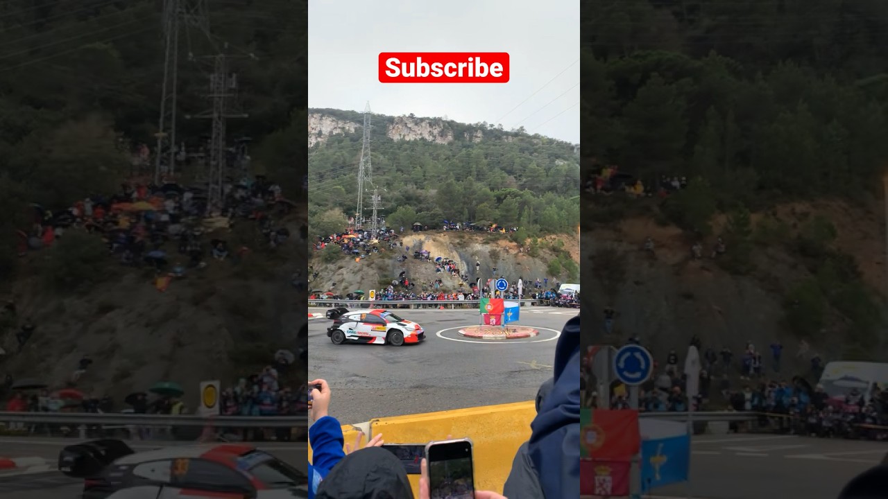 Elfyn Evans at Rally RACC Catalunya 2022 shakedown 