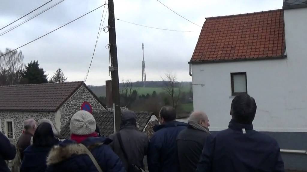 Dynamitage tour de 171m &agrave; Vedrin le 3 mars 2016