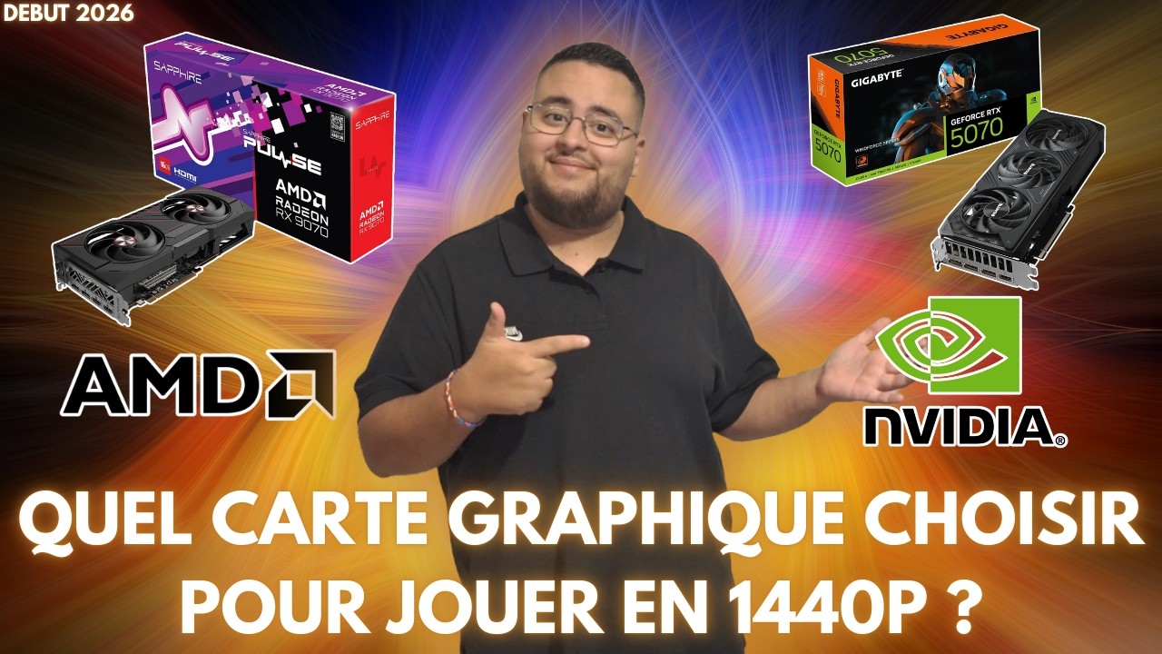 Quelle carte graphique choisir pour jouer en 1440p ? (Mars 2026)