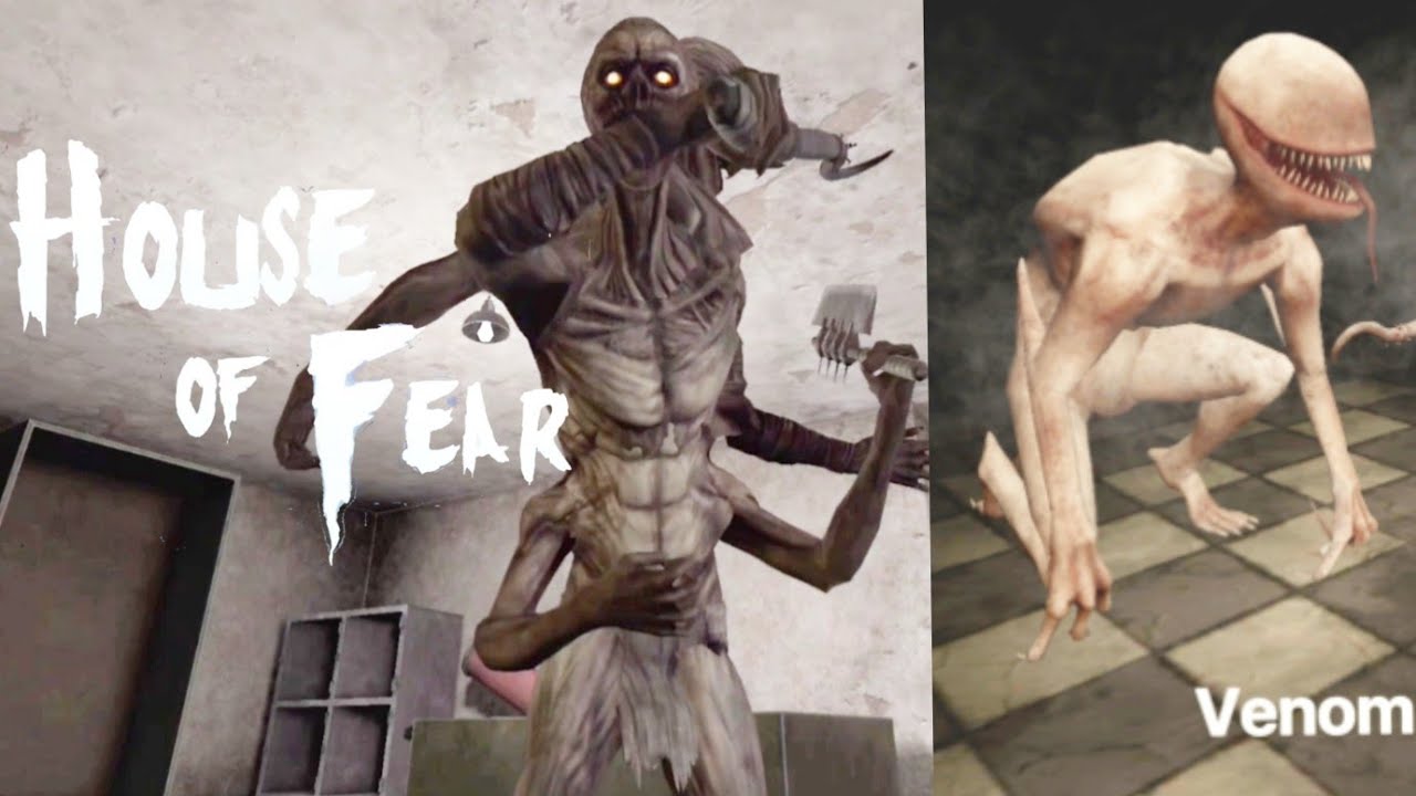 House of fear jumpscares , chase , kills and deaths 🥶☠️