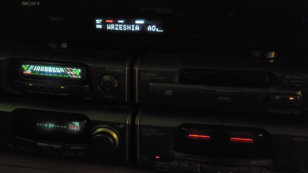 Technics SA-EH600 + Sony ST-S390 Sound Test 60FPS