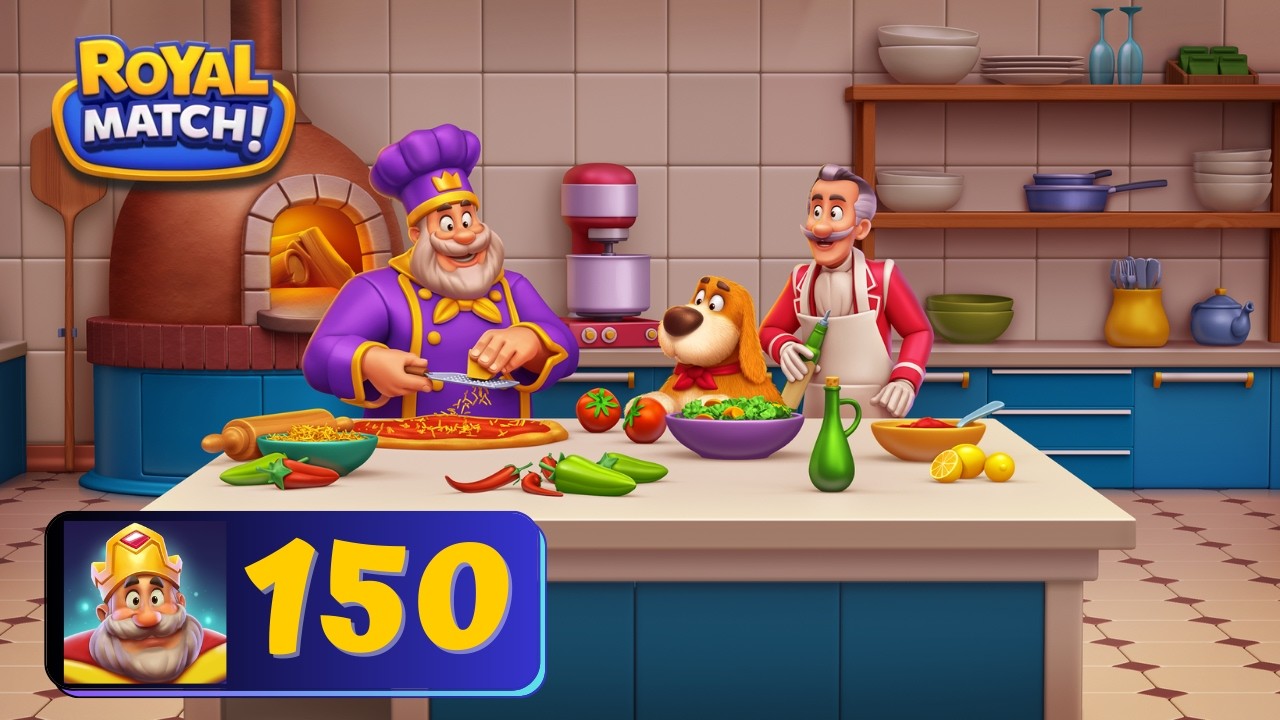 Royal Match 👑 - Area 150 - Royal Plane - Gameplay