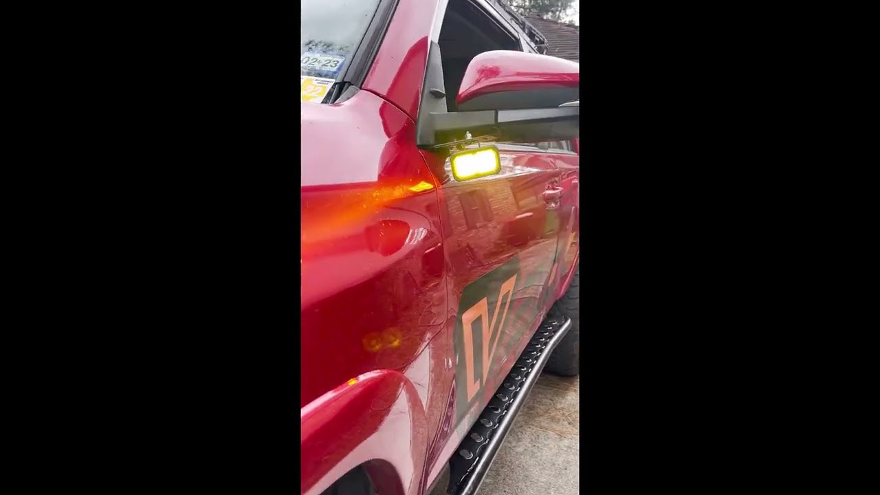 Velox Offroad 5th Generation 4Runner Under Mirror Ditch Light Bracket Install Guide