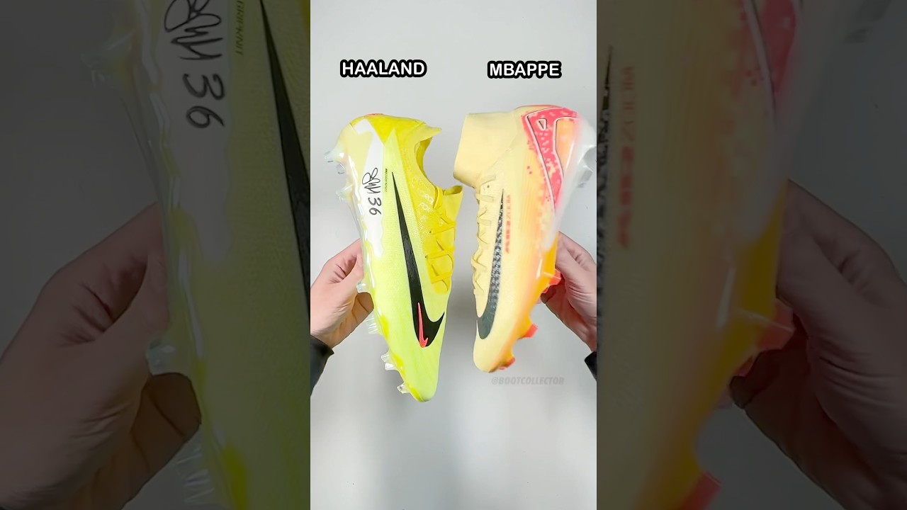 Mbaape or Haaland? 🇫🇷🇳🇴 #footballboots #soccercleats #cleats #mbappe #haaland