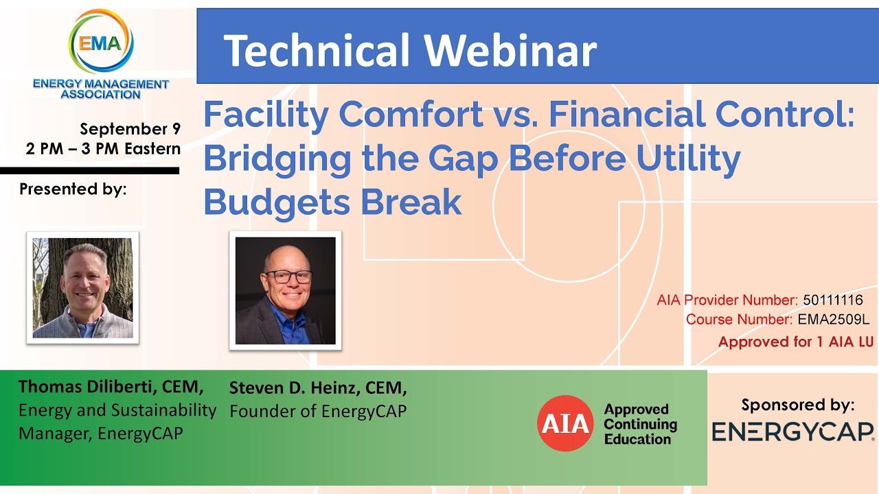 Facility Comfort vs  Financial Control Bridging the Gap Before Utility Budgets Break