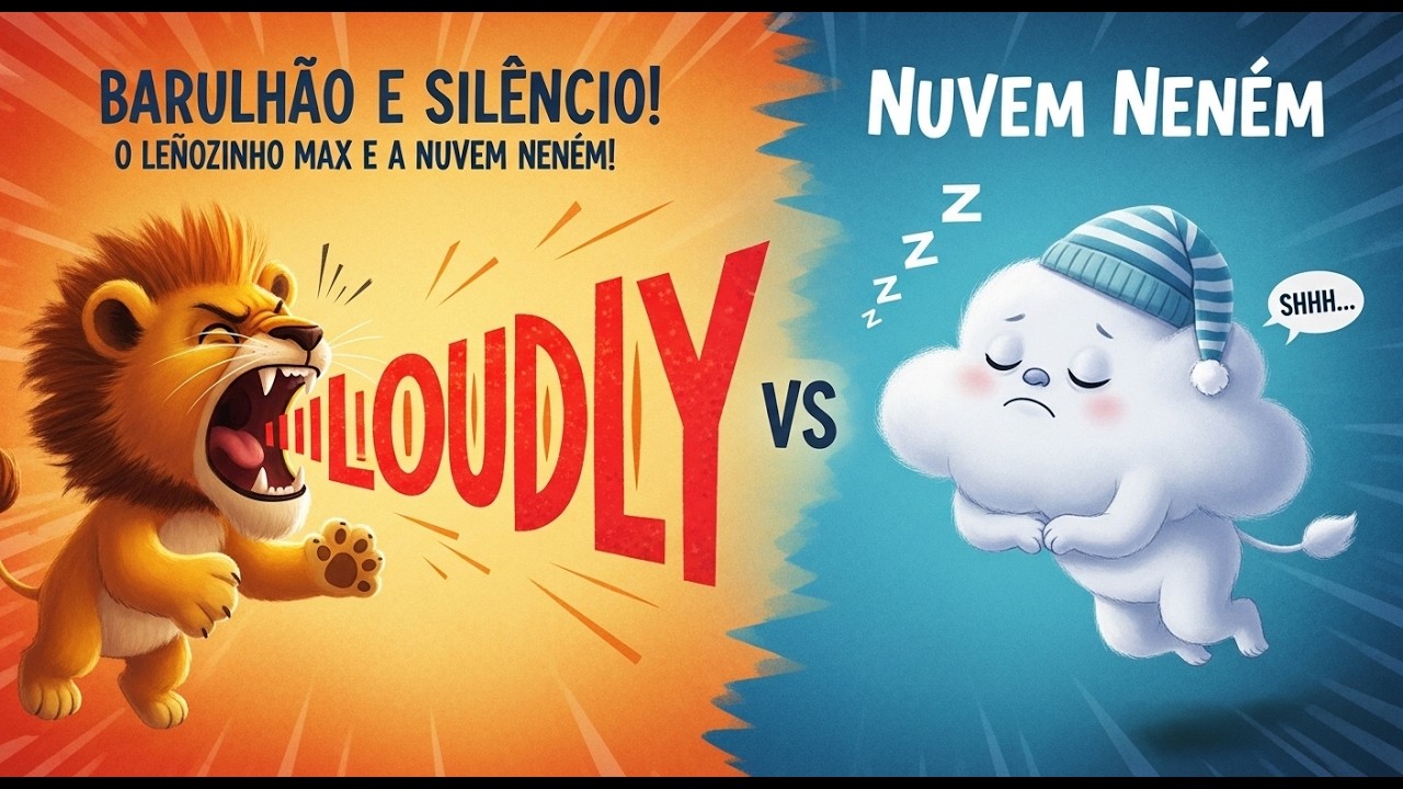 Barulhão e Silêncio! O Leãozinho Max e a Nuvem Neném!