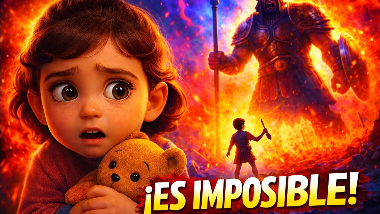 DAVID Y GOLIAT: ¿Cómo Venció el Niño al Gigante? | Película bíblica animada