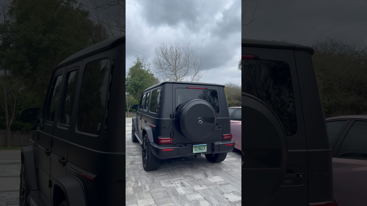 Wrapping a G-Wagon Matte Black🖤 