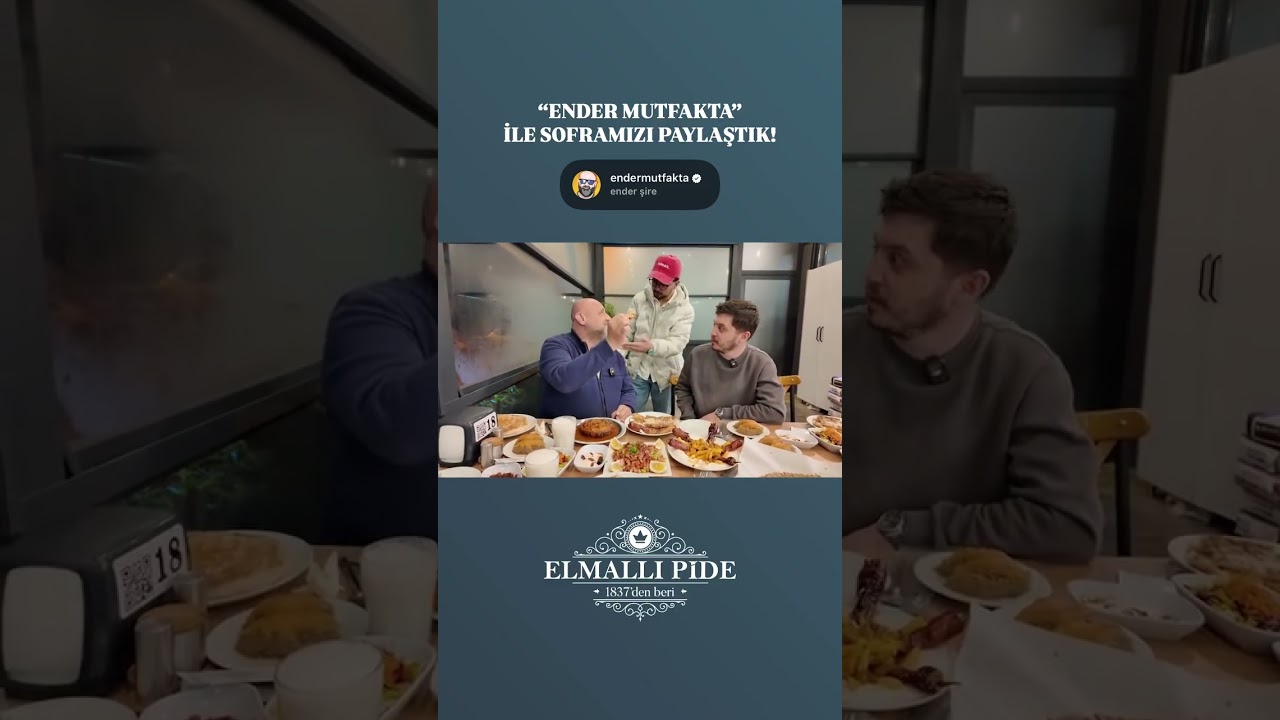 Elmallı Pide ailesi olarak @endermutfakta ve değerli ekibini ağırlamaktan büyük keyif aldık.