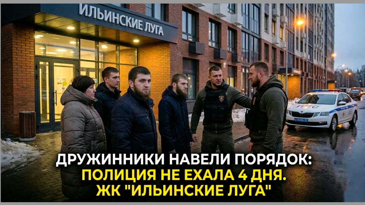 Полиция 4-й день доехать не может, дружинники не стерпели и поставили на место буйных приезжих...