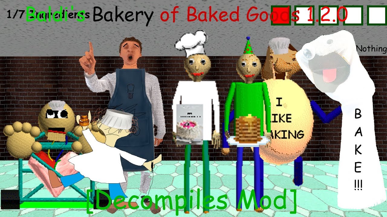 Baldi's Bakery of Baked Goods 1.2.0 [Decompiles Mod]