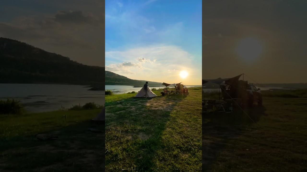 ตกหลุมรักบรรยากาศแบบนี้ #บ้านสวนตากล้วย #โขงเจียม #อุบลราชธานี #campinglover