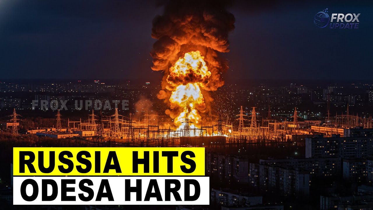 Russia Launches Multi-Wave Drone and Missile Strike in Odessa