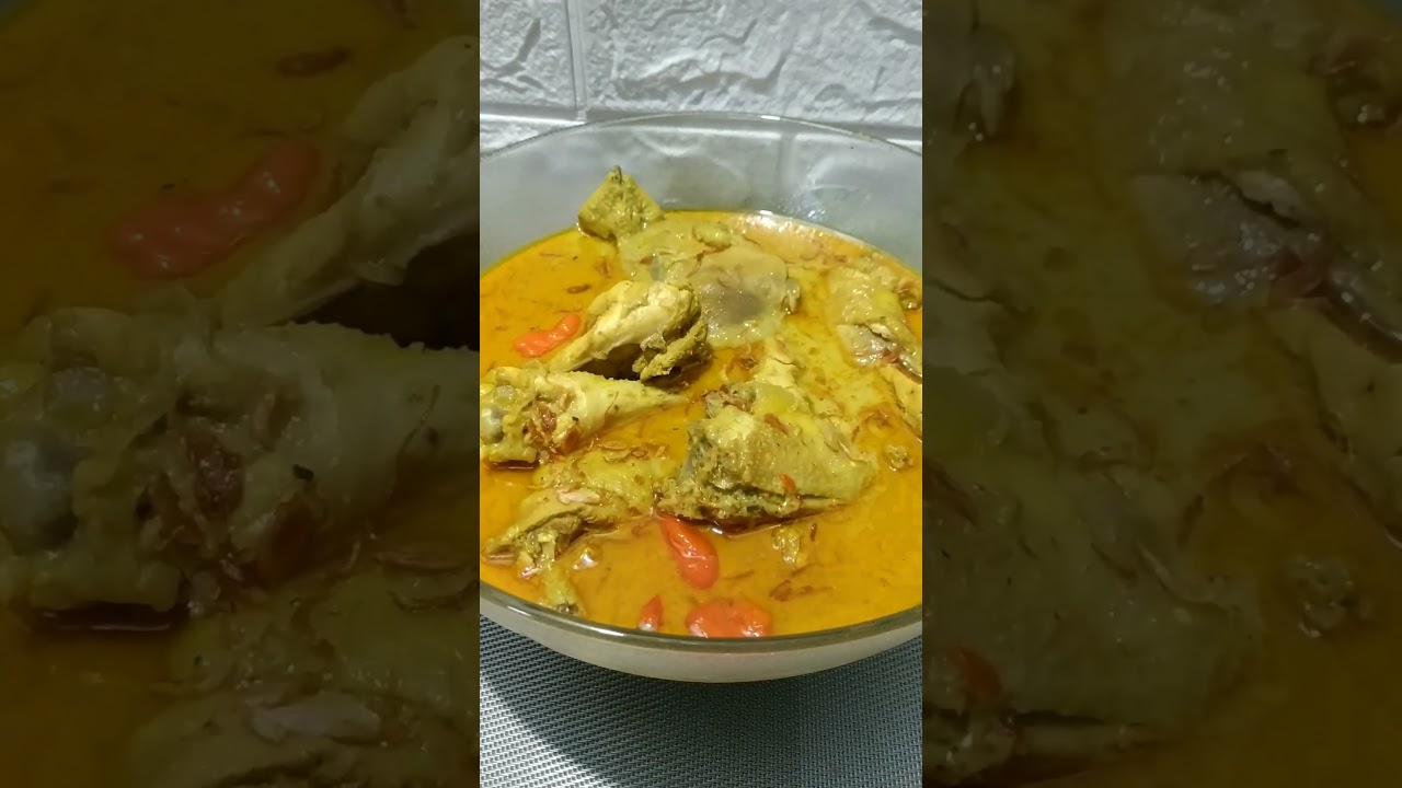 Ayam Kampung Kuah Santan Lombok Rawit Super Pedas#shorts